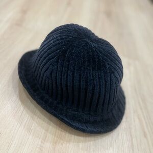 I.N.C. International Concepts Y2K black corduroy bucket hat